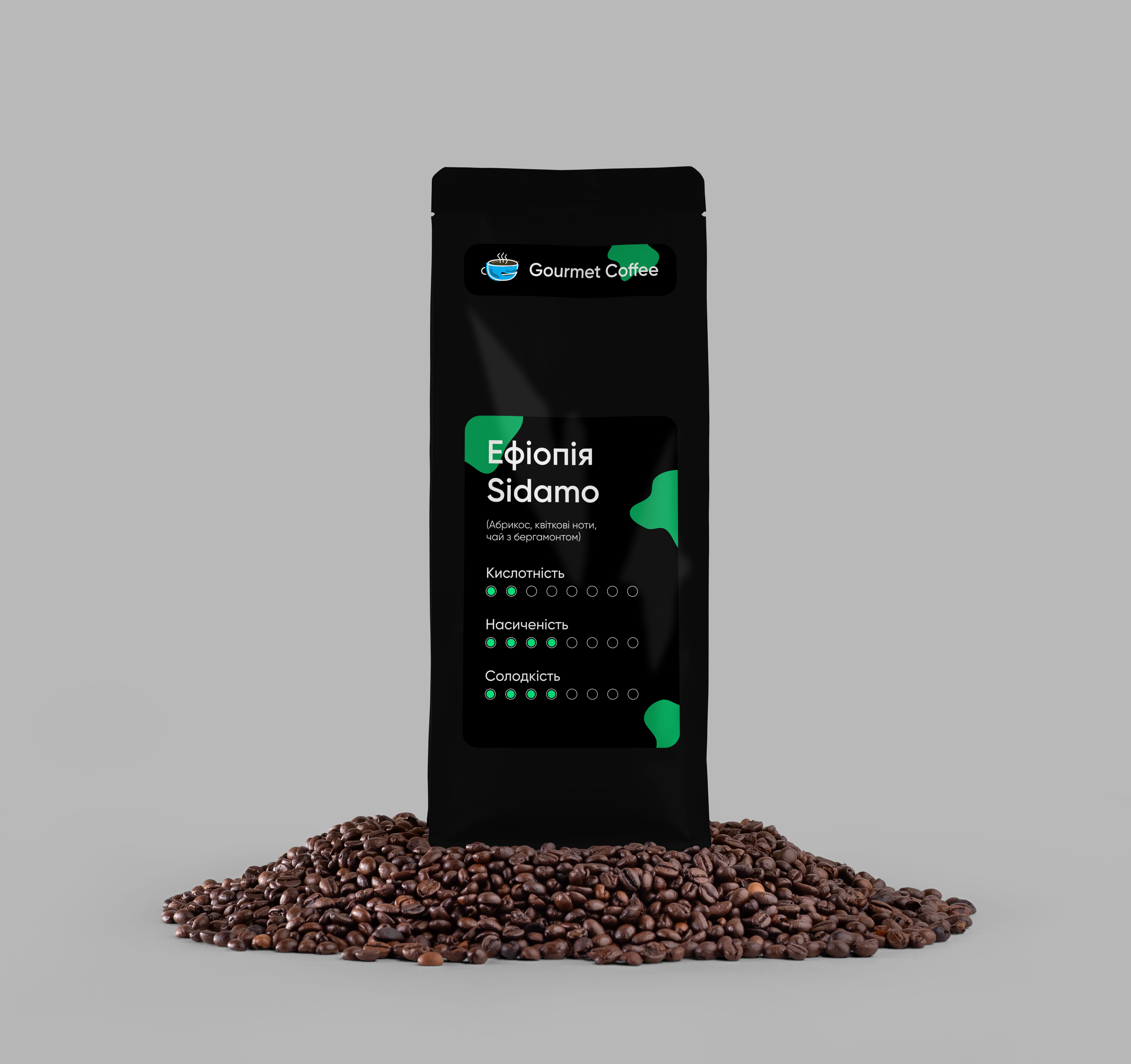 1 Ефіопія Sidamo — Gourmet Coffee